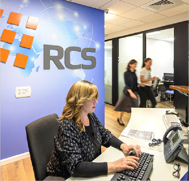 RCS team member at an event